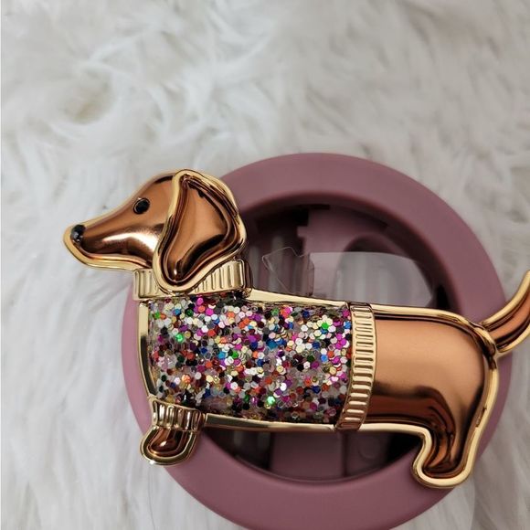 Bath Body Works Dachshund Car Fragrance Holder Scentportable Dog Vent Visor Clip - Picture 3 of 3